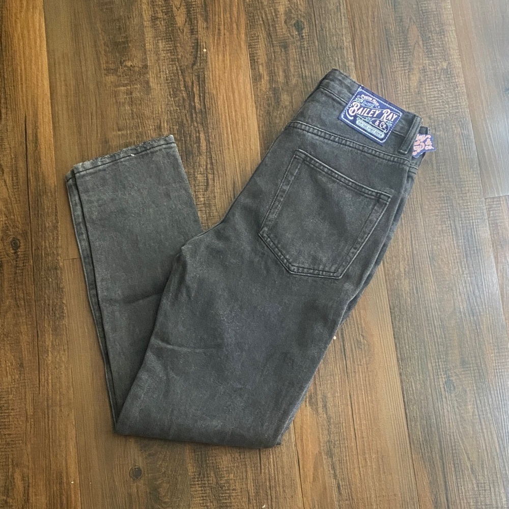 High Rise Charcoal Jeans